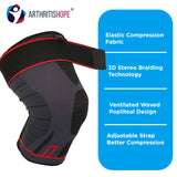 Compression Sleeve with Anti-Roll Down Straps
